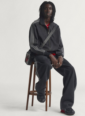 Adidas/阿迪达斯外套男子秋季新款运动上衣牛仔夹克外套KD1516