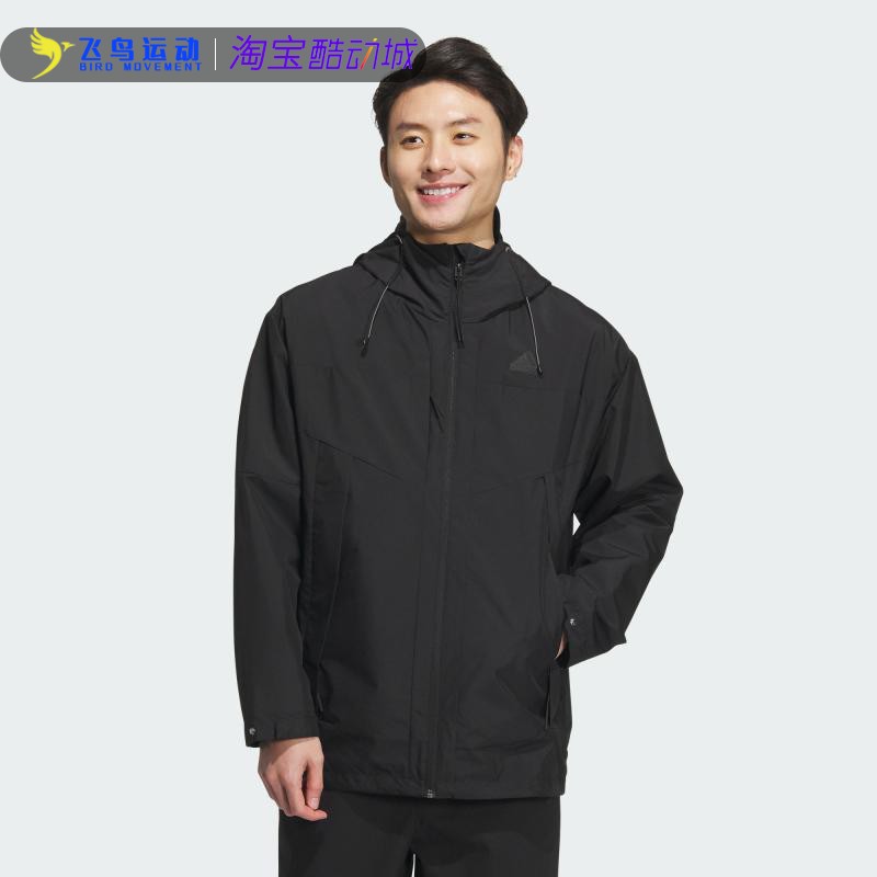 保暖运动上衣休闲连帽夹克外套
