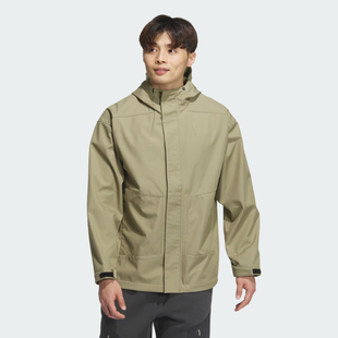 Adidas阿迪达斯外套男子秋季新款运动休闲宽松连帽夹克外套JM9155