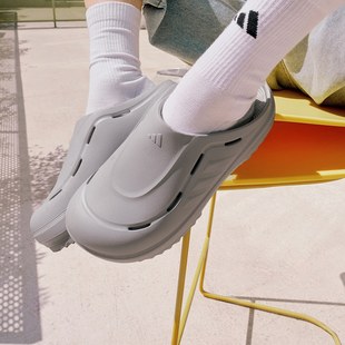 OZWAVE 女鞋 阿迪達斯男鞋 JR6760 厚底涼鞋 運動拖鞋 CLOG夏季 Adidas