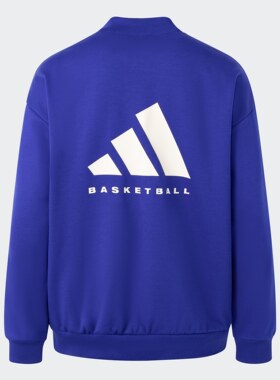 Adidas/阿迪达斯卫衣情侣款篮球加绒运动圆领卫衣套头衫IX1963