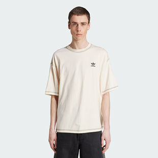 Adidas/阿迪达斯短袖正品新款透气经典纯棉运动短袖圆领T恤JW0970