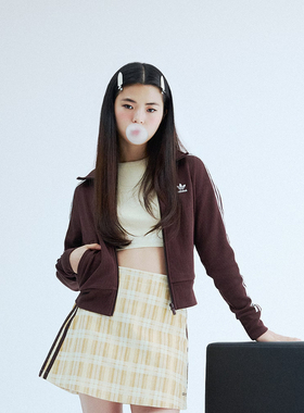 Adidas/阿迪达斯复古穿搭针织运动上衣修身夹克外套IN6061