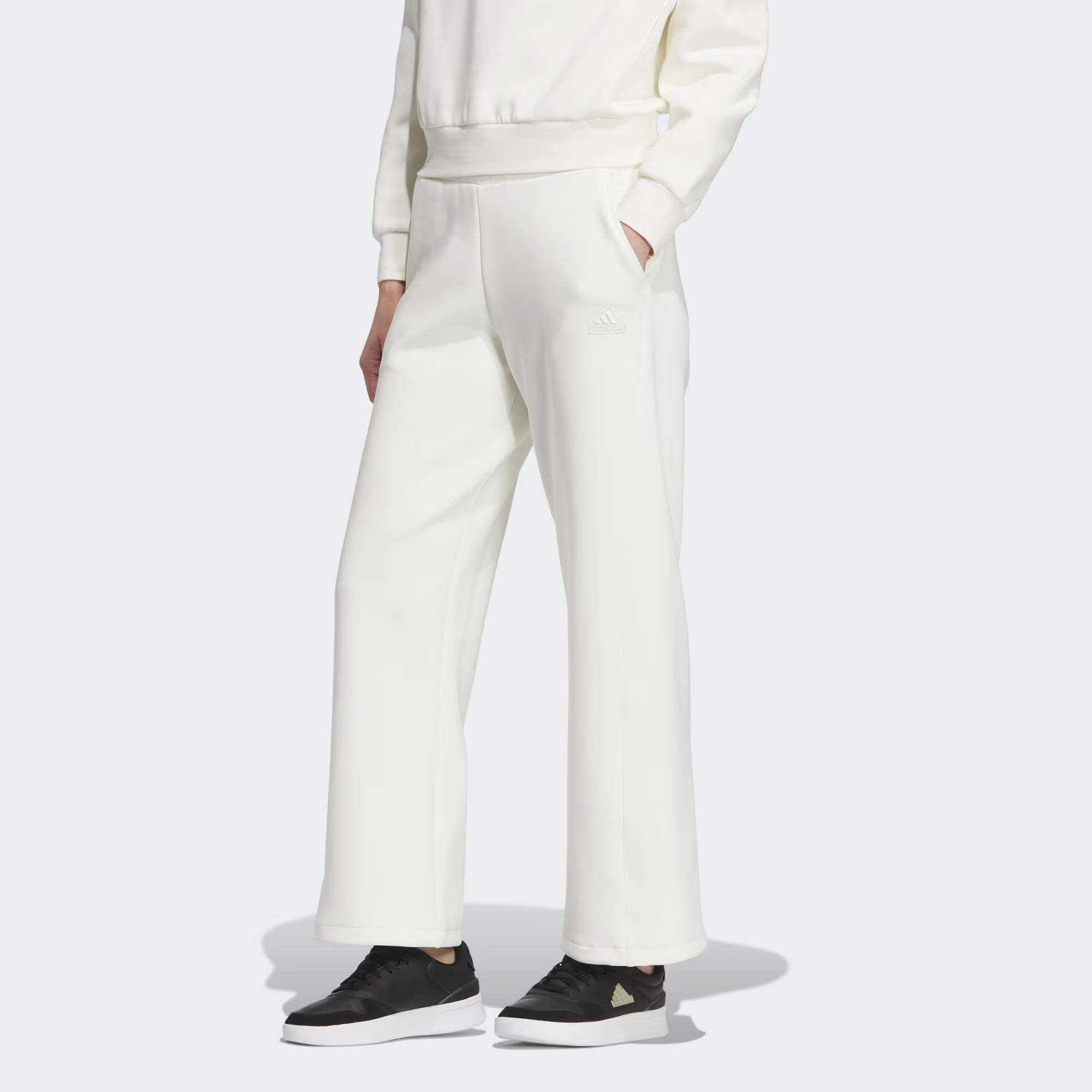 Adidas/阿迪达斯长裤女子秋季新款可调节直筒运动休闲裤JJ3555