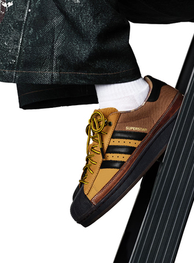 阿迪达斯男鞋女鞋正品新款王安宇同款贝壳头板鞋运动鞋JR6990