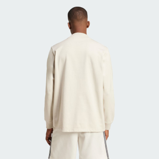 Adidas/阿迪达斯长袖男子秋季新款纯棉半高领运动长袖T恤JD5402