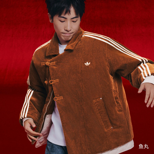 新中式保暖灯芯绒运动上衣棉服