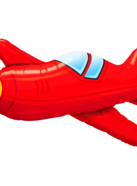 美国Qualatex进口铝箔气球 飞机 Birthday Airplanes生日派对气球