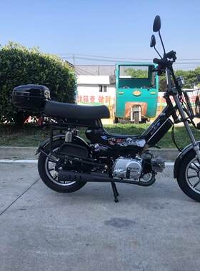 加长街车爆款美团外卖车省油轻便摩托车燃油助力车迷你男女代步车