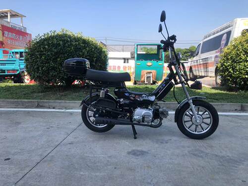 加长街车爆款美团外卖车省油轻便摩托车燃油助力车迷你男女代步车