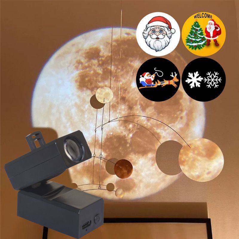 网红新款跨境充电投影灯地球月球投影灯拍照道具创意氛围灯小夜灯,家装灯饰光源,投影灯,淘宝优惠券,粉丝福利购,淘宝优惠卷