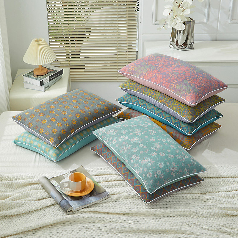 全荞麦壳枕头单人宿舍枕芯带枕套护颈椎荞麦皮硬枕大人助睡眠男女,床上用品,花草枕,淘宝优惠券,粉丝福利购,淘宝优惠卷