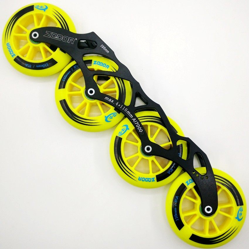 佐度速滑鞋刀架 专业直排轮滑刀架 轮子套装 速滑轮子 溜冰鞋支架