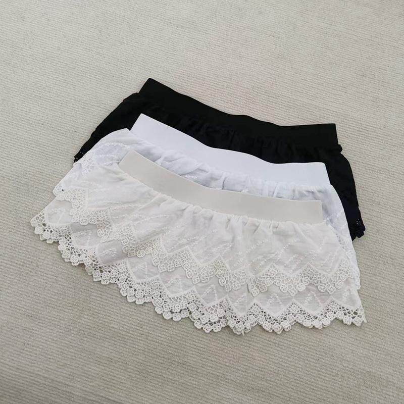 芭蕾风辣妹小众裙边卫衣叠穿腰裙女24叠穿屁帘装饰腰封超短罩裙