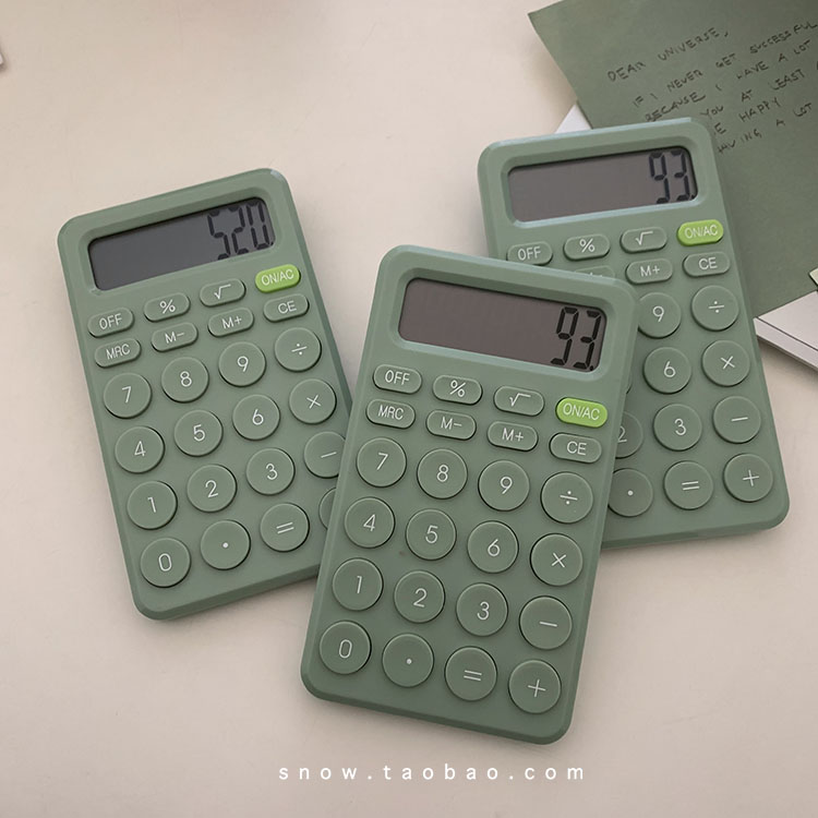 小众便携简约ins计算器可爱办公