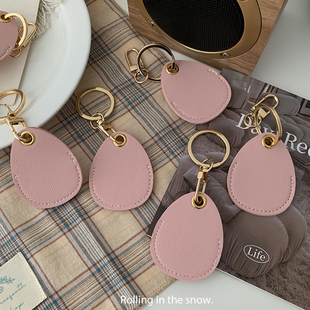 pu皮水滴型小区门禁卡套迷你电梯卡感应保护套小巧创意钥匙扣一体