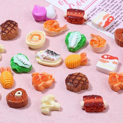 diy迷你西式料理食玩仿真配件迷你小玩具过家家玩具桌面小摆件