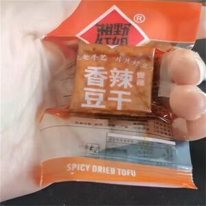 湘野红姐香辣豆干湖南手磨豆腐干爽嫩口感手撕豆干好吃零食152g