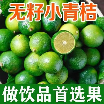 农家无籽小青桔新鲜现摘水果5斤 青桔子小柠檬奶茶店果茶现摘现发