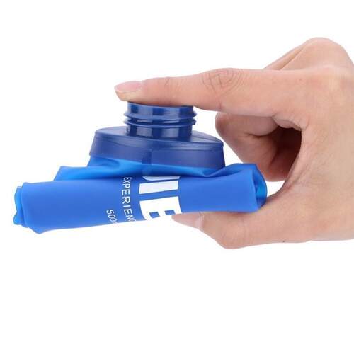 TPU Folding Water Bag Soft Drink Water Bottle Flask for Outd