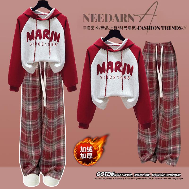 新年春节红色保暖卫衣