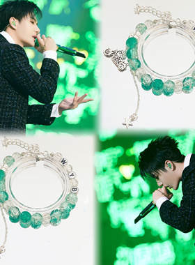 王一博应援色小摩托手链印象定制原创设计手串高颜值闺蜜礼物周边