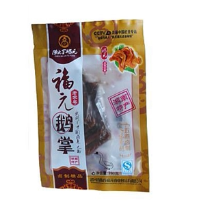武冈卤菜  卤鹅爪100克 真空包装  福元鹅掌  休闲零食