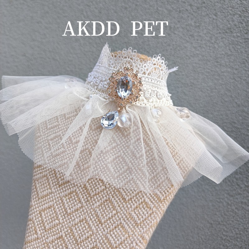 宠物猫咪狗狗复古重工仙气公主围脖布偶网纱水钻口水巾围嘴饰品,宠物/宠物食品及用品,围巾/口水巾,淘宝优惠券,粉丝福利购,淘宝优惠卷