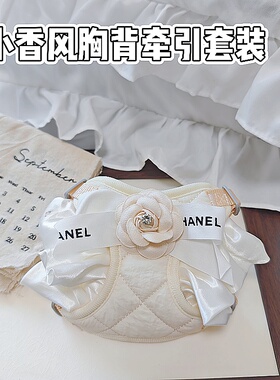 宠物猫咪狗狗牵引绳背心式遛狗绳中小型犬泰迪比熊胸背带宠物用品