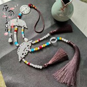 古风手工仿玉玉佩流苏挂饰古装 汉服禁步腰间压襟挂坠女战国袍腰佩