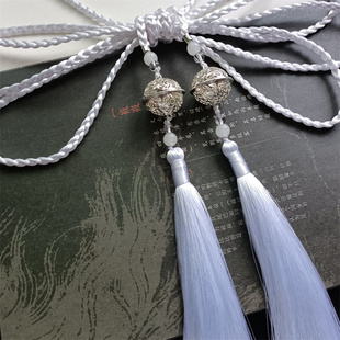 手工汉服古风腰带国风男女圆领袍宫绦清音铃流苏吊坠铃铛腰间配饰