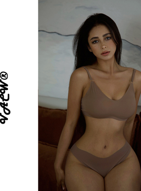 VACW夏季新款一片式无痕超薄skims无钢圈内衣女透气舒适文胸罩女