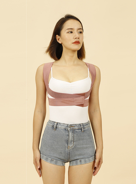 VACW【明星同款】驼背矫正器高低肩隐形背背带佳舒适不勒一秒开肩