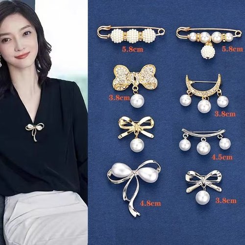 领口防走光胸针收腰别针固定衣服