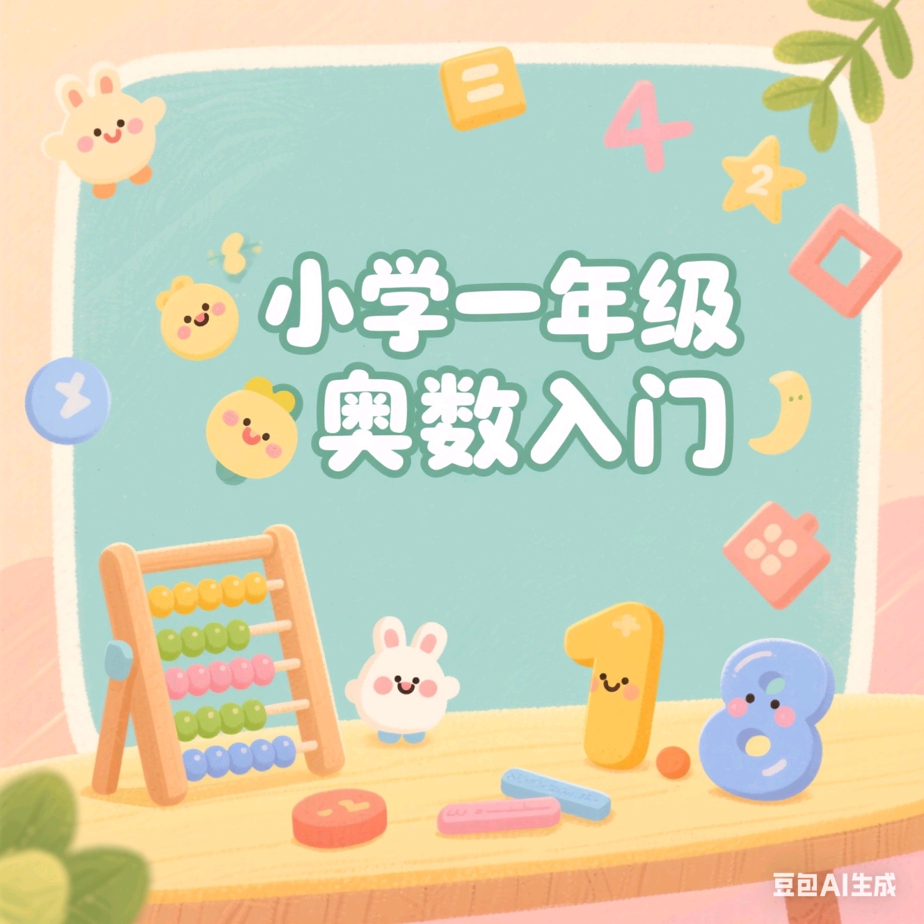 幼小衔接数学启蒙小学一年级奥数入门几何计算计数应用题视频
