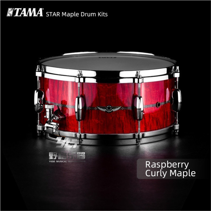 TAMA STAR系列Maple Snare Drum枫木军鼓TMS1455S-RRCM14x5.5英寸