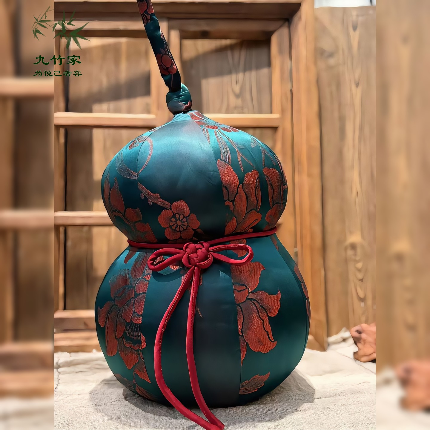 福禄成双国风缎面创意胖葫芦填充薰衣草荞麦包抱枕,特色手工艺,葫芦,淘宝优惠券,粉丝福利购,淘宝优惠卷