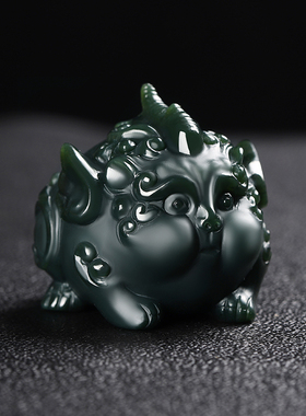 天然真品和田玉貔貅手把件男士女士吸金兽貔貅玉石把玩新疆细料玉