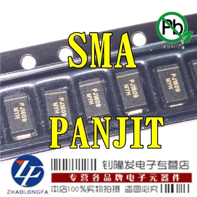 TVS瞬变二极管 P4SMA18A 丝印MZX 贴片SMA/DO214AC PANJIT PJ强茂