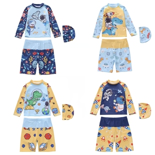 平角裤 小中大童泳装 男童紫外线防护泳衣2026 短裤 2026泳衣男长袖