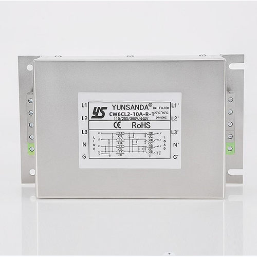 台湾YUNSANDA 变频器专用 三相四线 双极电源滤波器 CW6CL2-10A-R