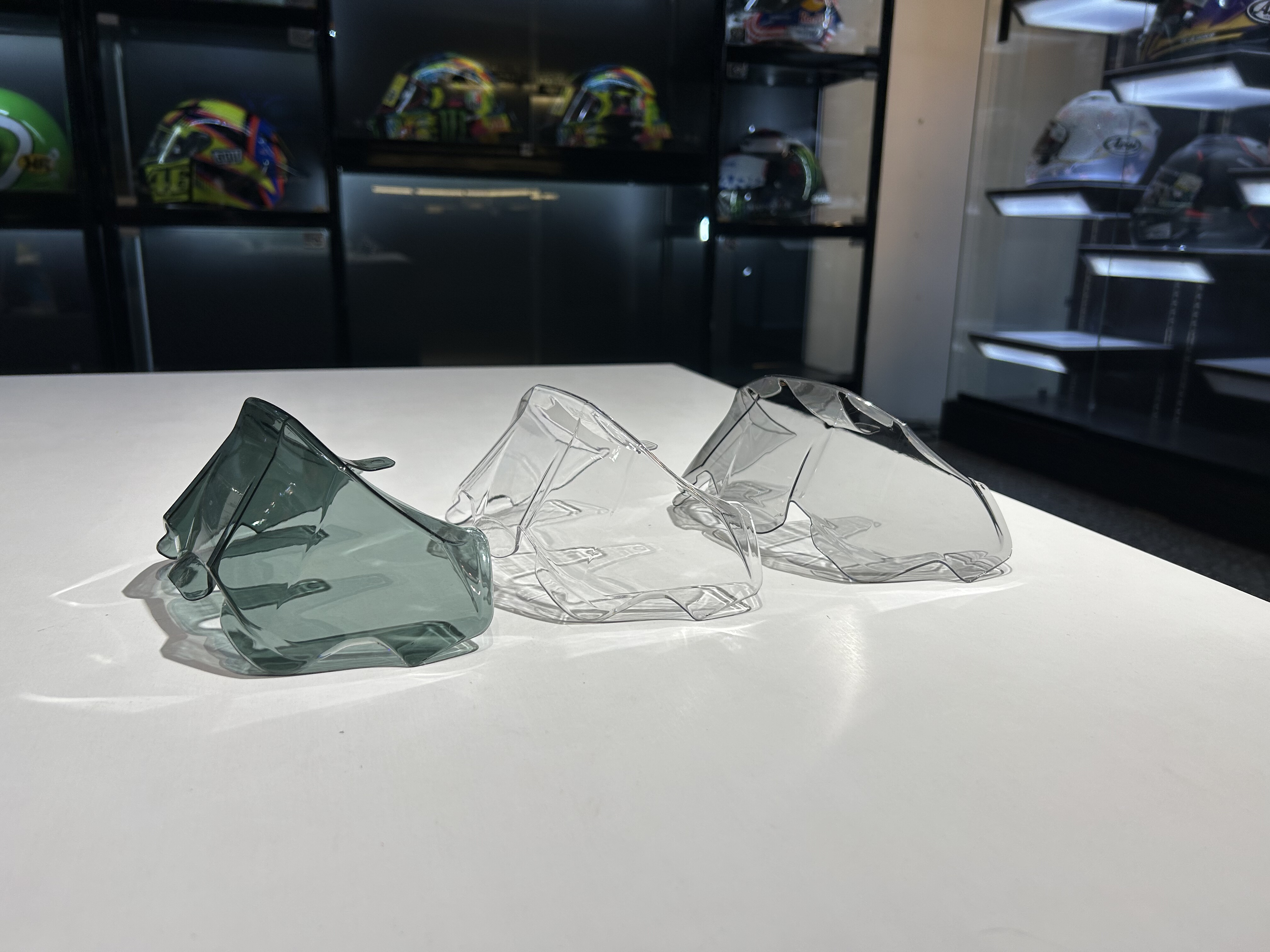 Arai RX7X头盔副厂透明大尾翼 VZRAM赛道扰流板改装配件