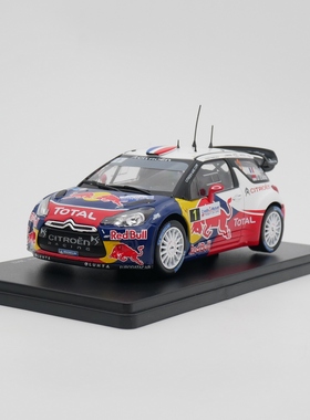 IXO 1:24 CITROEN DS3 WRC 2012 Loeb雪铁龙拉力赛车收藏玩具车模