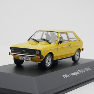 ixo 1:43 Volkswagen Polo 1975大众菠萝合金汽车模型金属玩具车