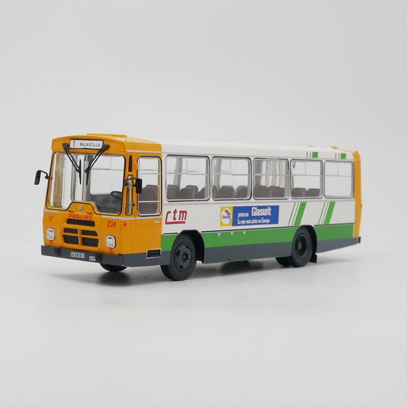 ixo 1:43 Pegaso 5062A毕加索大客车西班牙巴士合金汽车模型玩具