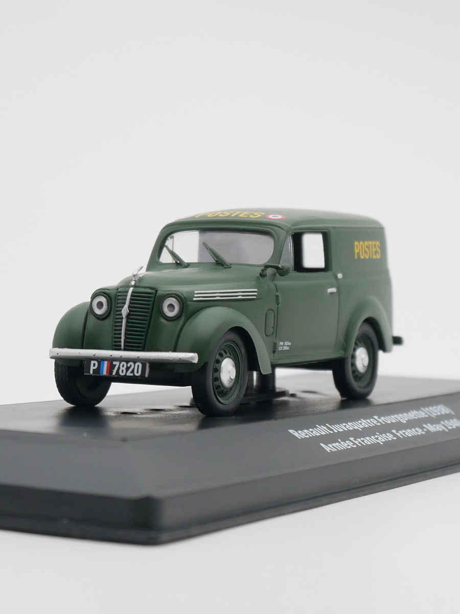 Ixo 1:43 Renault Juvaquatre Fourgonette雷诺二战法国军车模型