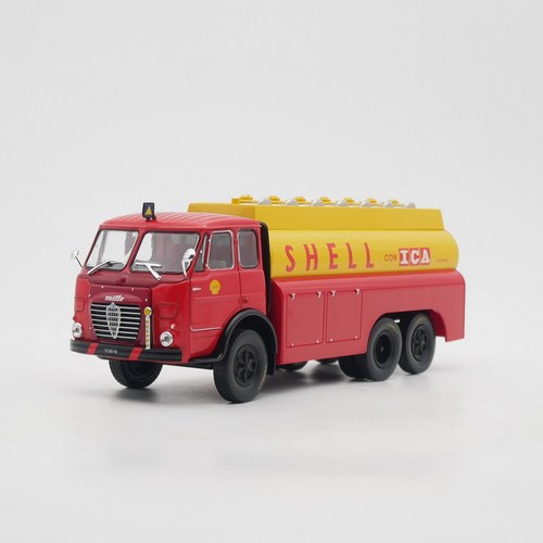 ixo 1:43 Alfa Romeo Mille阿尔法罗蜜欧油罐车Shell壳牌广告车模