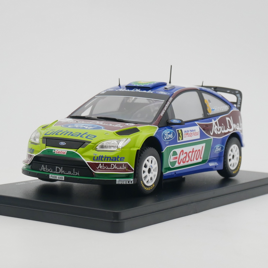 IXO 1:24 Ford Focus RS WRC 2009 雪铁龙拉力赛车收藏玩具车模