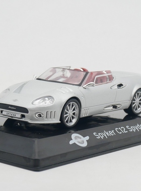ixo 1:43 Spyker C12 Spyder 2008世爵轿跑合金汽车模型玩具车