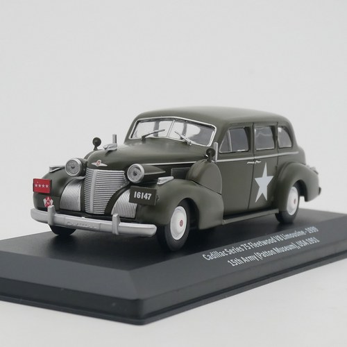 Ixo 1:43 Cadillac Fleetwood凯迪拉克二战军车巴顿将军座驾车模
